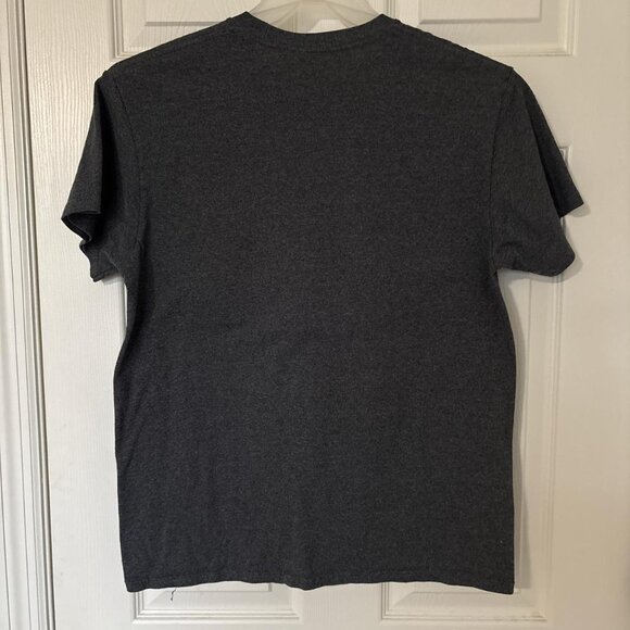 American flag lips graphic tee. Dark grey, red, white and blue. No tag. S/M - Picture 3 of 5